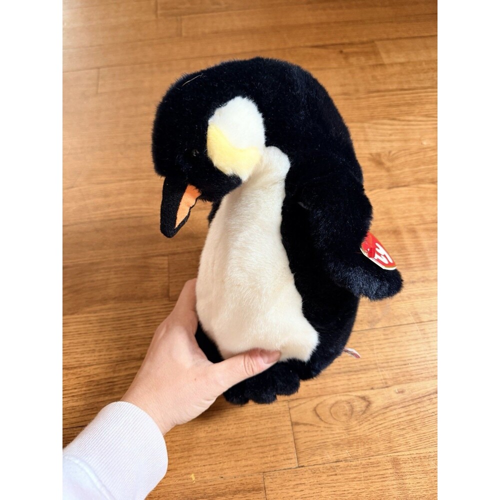TY Beanie Buddy ADMIRAL the Penguin 10" MWMT Soft Plush Stuffed Animal Toy READ